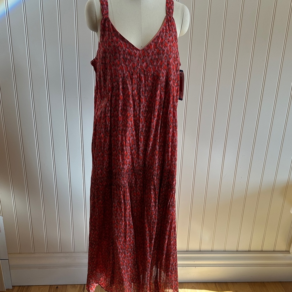 Joie Red Patterned Maxi Dress - Picture 2 of 5